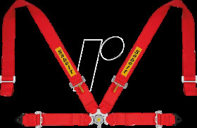 00318-01-03-RED Sabelt Simracing harness system, red