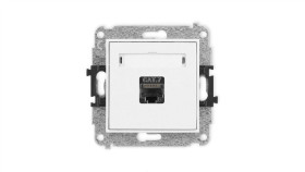 Mini Mechanizm Gniazda Komputerowego Pojedynczego 1Xrj45, Kat. 7, Ekranowane,...