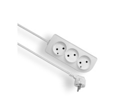 Przedłużacz mieszkaniowy 3 gniazda bez uziemienia 1,5m PSN-31,5 ELGOTECH