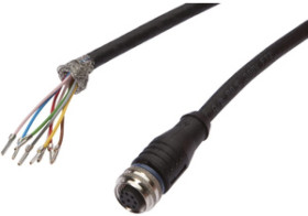 Złącze do samokonfekcjonowania M12 żeńskie proste 8pin druga końcówka niezarobiona 8x0,25m IP67 15m VKAE5A25