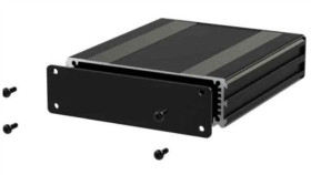 Obudowa Urządzeń Elektronicznych, Aluminium, Czarny, 220 X 108.5 X 30Mm, Rs Pro