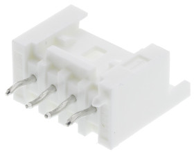 Wtyk PCB 4-pinowe raster: 2.5mm -rzędowe Molex Przewlekany 3.0A 250.0 V.