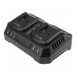 Ładowarka podwójna do akumulatorów Energy+ Li-Ion (18V / 2x 3A) GRAPHITE 58G085-1