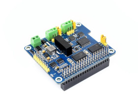 Waveshare 2-Channel Isolated CAN Bus Expansion HAT For Raspberry Pi, Dual Chips Solution, Stackable Design For Expanding Multipl