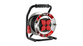 Przedł.Bębnowy Kerg 3G1.5 20M Czarny H05rrf Standard Guma Epr