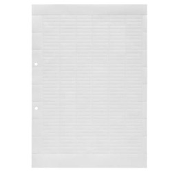 Znacznik urządzeń Weidmüller ESO 5 POLY.WEISS A4-BOG. 1670370000, 10 szt.