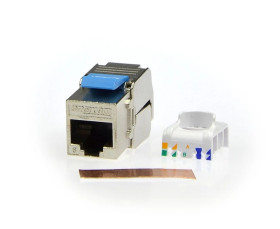 Moduł keystone RJ45 FTP kat.6 ekranowany beznarzędziowy DR@KOM