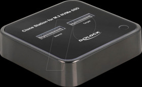 64177 M.2 Docking Station for 2 x M.2 NVMe PCIe SSD with Clone functio