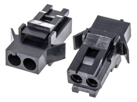 Złącze samochodowe 2-pinowe ITT Cannon -rzędowe Żeński Trident raster: 5.08mm