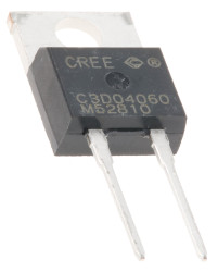 Dioda TO-220 4A Otwór przezierny 600VDioda Schottky'ego SiC Dioda Schottky'ego SiC Pojedyncza C3D04060A