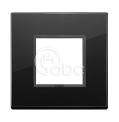 Ramka ozdobna Eikon Evo, 2M, Total Black Diamond, 21642.88