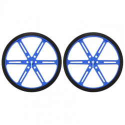 Koła 90x10mm - niebieskie - Pololu 1438