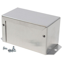 Hammond 1411FBHU Utility Metal Flanged Case 102x56x56mm Aluminium Natural