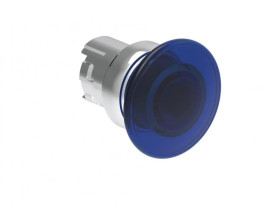 Metalowy przycisk podświetlany grzybkowy samoczynny powrót fi40mm Niebieski LPSBL6146