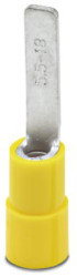 Insulated pin cable lug, 4.0-6.0 mm², AWG 12 to 10, 4.5 mm, yellow, 3240533