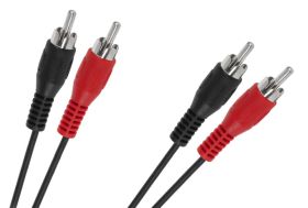 KABEL RCA 2X WTYK - 2X WTYK 3,00m (KABRCA2X30)