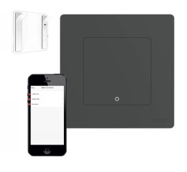 Szary Pilot Zigbee obsługa scen Tuya Sterownik scen Moes Star Ring