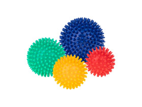 Zestaw piłeczek sensorycznych z kolcami do masażu, 4...