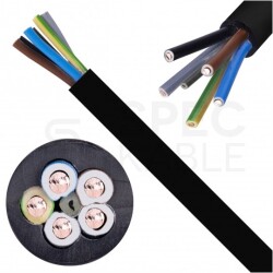 Kabel energetyczny ziemny YKY 5x4mm2 czarny 0,6/1kV drut NKT