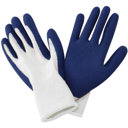 Kent &amp; Stowe 70105346 Natural Bamboo Gloves Navy - Men&#x27;s Large