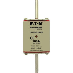 Wkładka bezpiecznikowa, nożowa, LV, 160 A, AC 500 V, 120 kA, NH2, gL/gG, IEC, 160NHG2BWP