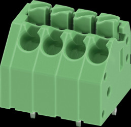 1985218 PCB terminal block, 4-pole, RM: 3.5 mm, 0.2 - 1.5 mm²