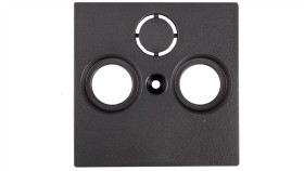 Merten System M Płytka Centralna Podwójna/Potrójna Gniazda Antenowego Tv/Sat...