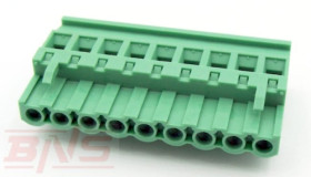 TBMF 5109S listwa zaciskowa żeńska prosta 9pin, raster 5,08mm