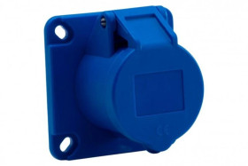 Gniazdo przemysłowe tablicowe proste 16A 3p 250V/FE/ IP44