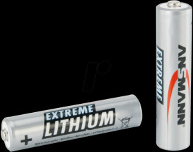 5021013 Ansmann lithium cells, AAA, 2-pack