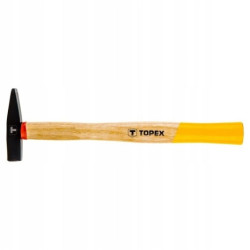 TOPEX Młotek ślusarski 300g trzonek drewno 02A403