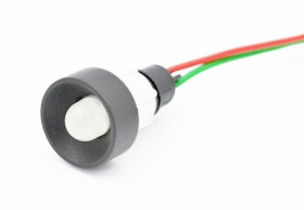 KLP10-24-R kontrolka LED 10mm czerwona, zasilanie 12-24Vac/dc