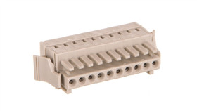 Gniazdo Mcs-Mini Classic 10-Biegunowe Jasnoszare Raster 3,5Mm 734-110/037-000...