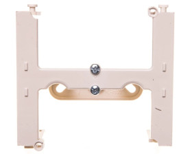 Simon 10 Podstawa naścienna rozszerzająca puszkę pojedyńczą składaną kremowa CSH/41