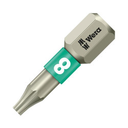 Wera 05071030001 3867/1 TS TORX Torsion Stainless Insert Bit TX8 x 25mm