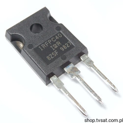 IRFPC40 N-FET 600V 6.8A 150W TO247 IR