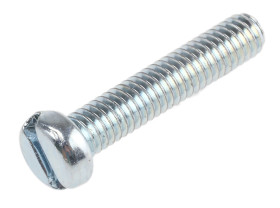 Śruby maszynowe M4 łeb z łbem walcowym Stalowe długość 20.0mm skok 0.70mm