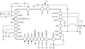 4.5-V to 18-V, 30-A synchronous SWIFT™ buck converter with PMBus and frequency sync