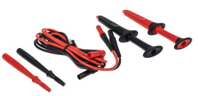 Przewody pomiarowe TL223-1 długość przewodu 1.5 m Fluke CAT III, CAT IV Zacisk szczękowy, Płaskie ostrze, Prosty do