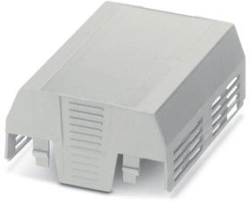 Upper part of housing, ABS/PC, (W x H x D) 90.1 x 74.65 x 36.95 mm, light gray, for enclosure, 1074933