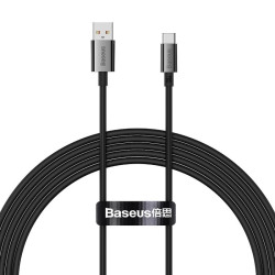 Kabel USB/USB-C 1,5m Baseus 100W Superior Series, Czarny, Huawei/Honor