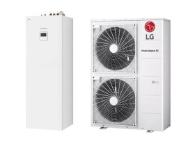 Pompa ciepła typu HYDROSPLIT 12kW 3F R32 Hydrosplit IWT 200L LG Therma V Hydrosplit HU123MRB/HN1616Y.NB1 LG ELECTRONICS