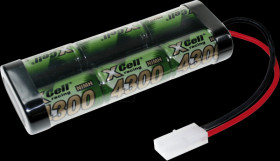 XR6 4300 Race pack, NiMh, 4.3 Ah, 7.2 Volt - 6 cells