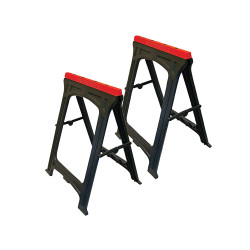 Faithfull FAITRESTLESP Plastic Trestles Height 82cm x Length 57cm (Twin Pack)