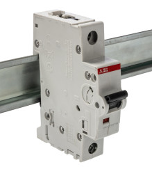 Wyłącznik nadprądowy MCB, Typ K, 1-biegunowy, 63A, 230V, 72V, na szynę DIN, ABB S201-K63, S200