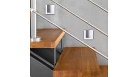 Plafon Parma 2 2Xgu10 + 1Xled Cct Biały Kwadrat Lp-0612/2C Square Wh Light...