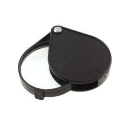 Lupa kieszonkowa, składana, 6 dioptrii, fi 60mm