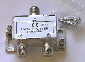 ROZGAŁĘŹNIK TV 1/2 5÷1000MHz