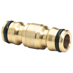 Draper 36206 Brass Two Way Coupling (1/2")