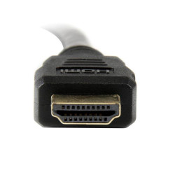 Kabel HDMI 0.5m A: HDMI B: Pojedyncze połączenie DVI-D A: Męskie B: Męskie High Speed